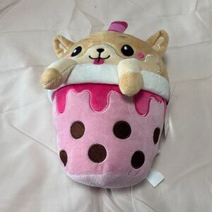 Cute Pink Cupcake Plush Toy